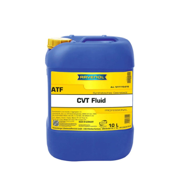 RAVENOL OLEJ ATF CVT FLUID 10L SYNTETYCZNY / SK. BEZSTOPNIOWE / MB 236.20 / G 052 180 / G 052 516