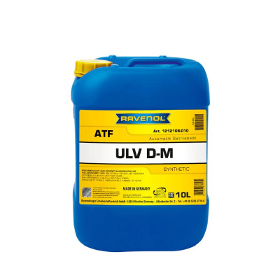 RAVENOL OLEJ ATF ULV D-M 10L / AC DELCO 10-4107 / DEXRON® ULV AB/FROM 2017 GM 10L90 / FORD WSS-M2C949-A, GM 19352619