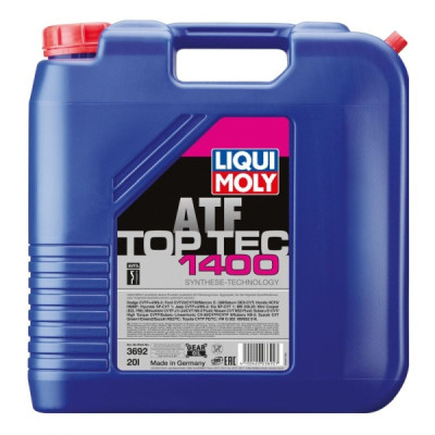 LIQUI MOLY OLEJ ATF TOP TEC 1400 CVT 20L / MB 236.20 / VW G 052 180 / PRZEKŁADNIOWY