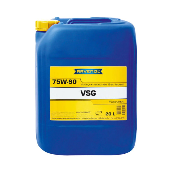 RAVENOL OLEJ VSG 75W90 20L API GL4/5 / MB 235.8 / MAN 342 TYP S-1 / VOLVO 97312/97315 / POJAZDY CIĘŻAROWE