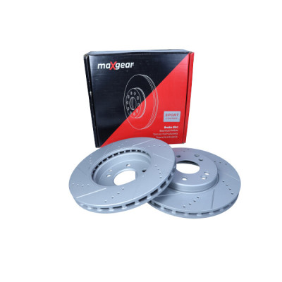 MAXGEAR TARCZA HAM. DB P. W202/210 NAWIERCANA I NACINANA, Z POWŁOKĄ ANTYKOROZYJNĄ