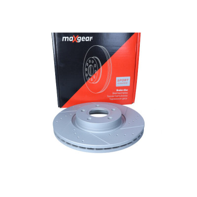 MAXGEAR TARCZA HAM. FORD P. FOCUS 04-/C-MAX/S40/V50/C30 300MM NAWIERCANA I NACINANA, Z POWŁOKĄ ANTYKOROZYJNĄ
