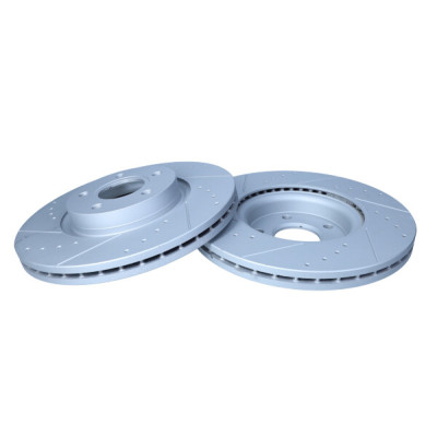 MAXGEAR TARCZA HAM. FORD P. FOCUS 04-/C-MAX/S40/V50/C30 300MM NAWIERCANA I NACINANA, Z POWŁOKĄ ANTYKOROZYJNĄ