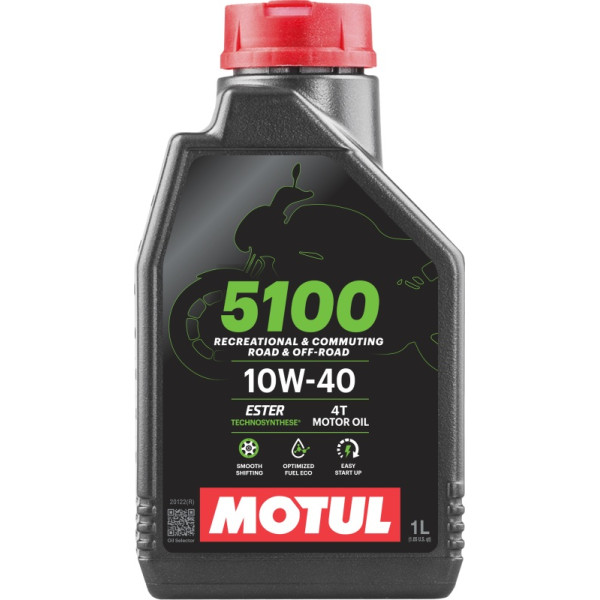 MOTUL OLEJ 10W40 1L 5100 4T/ MOTOCYKLE
