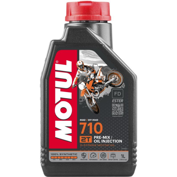 MOTUL OLEJ 710 1L 2T SYNTETEYCZNY/ MOTOCYKLE
