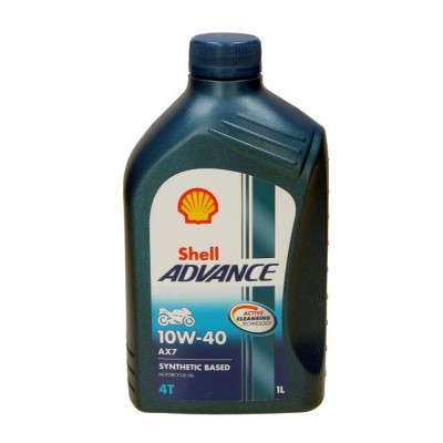 SHELL OLEJ 10W40 1L ADVANCE 4T AX7/ MOTOCYKLE