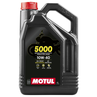 MOTUL OLEJ 10W40 4L 5000 4T/ MOTOCYKLE