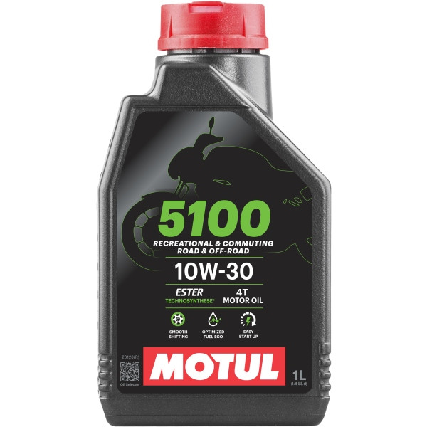 MOTUL OLEJ 10W30 1L 5100 4T ESTER TECHNOLOGY/ MOTOCYKLE