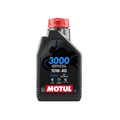 MOTUL OLEJ 10W40 1L 3000 4T MINERALNY/ MOTOCYKLE