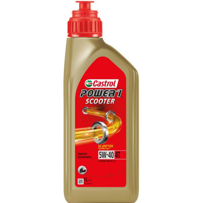 CASTROL OLEJ 5W40 1L POWER 1 SCOOTER 4T SYNTETYCZNY / MOTOCYKLE / SCOOTER