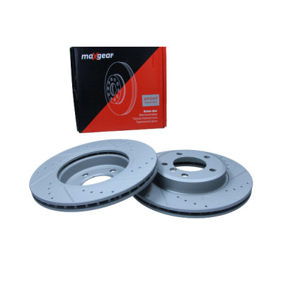 MAXGEAR TARCZA HAM. BMW P. E46/Z3 98-/Z4 03- NAWIERCANA I NACINANA, Z POWŁOKĄ ANTYKOROZYJNĄ