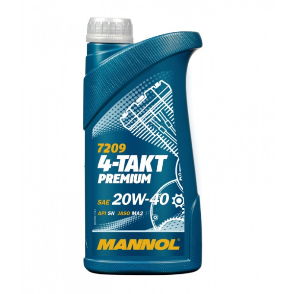 MANNOL OLEJ 20W40 1L 4T MOTORBIKE PREMIUM SM/ JASO MA2