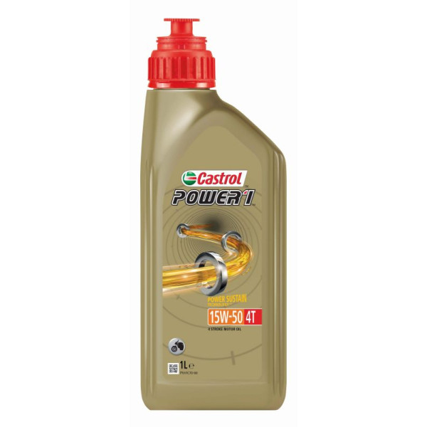 CASTROL 15W50 1L POWER 1 4T PÓŁSYNTETEYCZNY/ MOTOCYKLE