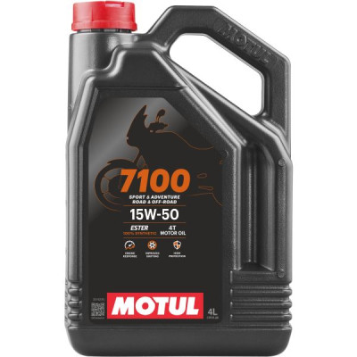 MOTUL OLEJ 15W50 4L 7100 4T/ MOTOCYKLE
