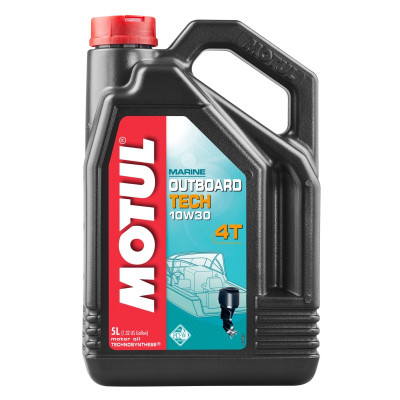 MOTUL OLEJ 10W30 5L OUTBOARD TECH 4T SJ/SG