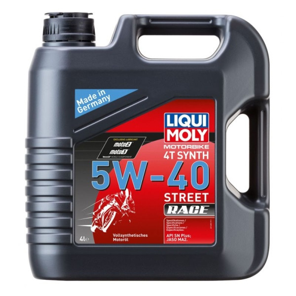 LIQUI MOLY OLEJ 5W40 4L 4T MOTORBIKE RACE SYNTH./ MOTOCYKLE