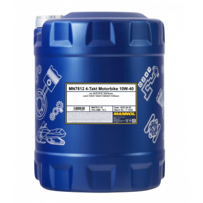 MANNOL OLEJ 10W40 10L MOTORBIKE 4T ESTER TECHNOLOGY SL/ JASO MA/MA2
