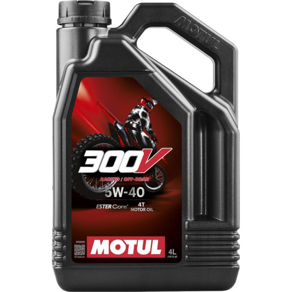 MOTUL OLEJ 5W40 4L 300V FACTORY LINE OFF ROAD / ESTER CORE / MOTOCYKLE