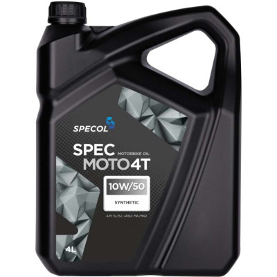 SPECOL OLEJ 10W50 4L SPEC MOTO 4T SYNTH. / MOTOCYKLE