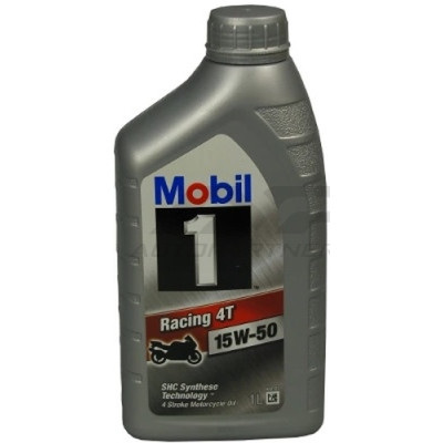 MOBIL OLEJ 15W50 1L RACING 4T/ MOTOCYKLE