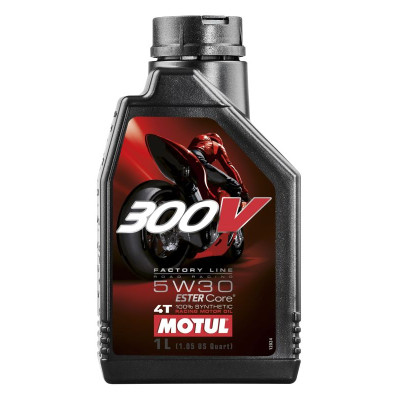 MOTUL OLEJ 5W30 1L 300V ROAD RACING 4T/ MOTOCYKLE
