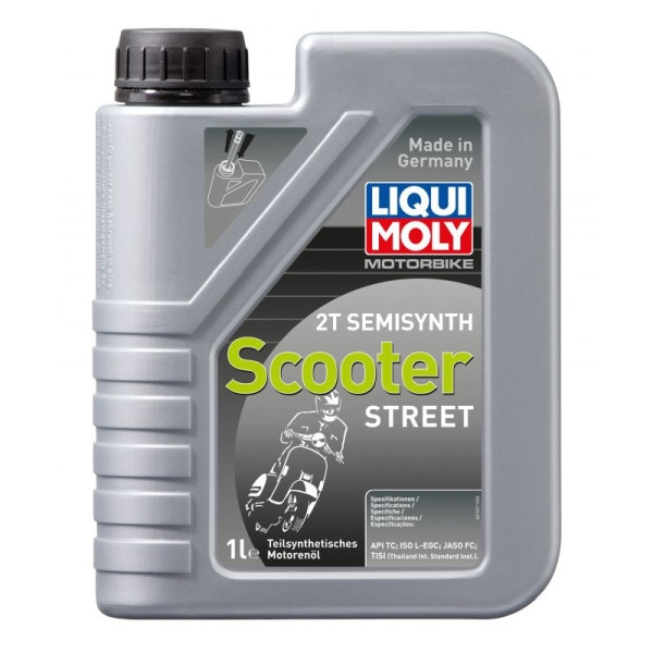 LIQUI MOLY OLEJ 2T 1L SEMISYNTH SCOOTER/ PÓŁSYNTETEYCZNY/ MOTOCYKLE
