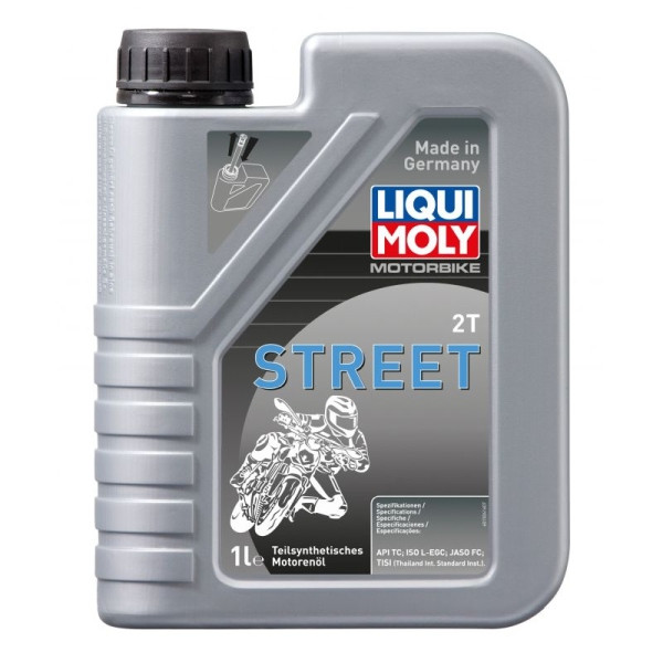 LIQUI MOLY OLEJ MOTORBIKE 2T STREET 1L/ PÓŁSYNT.