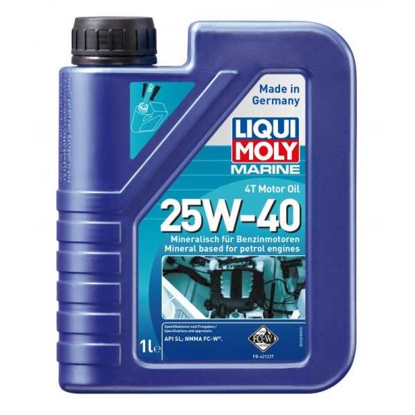 LIQUI MOLY OLEJ 25W40 1L 4T MARINE MOTOR OIL