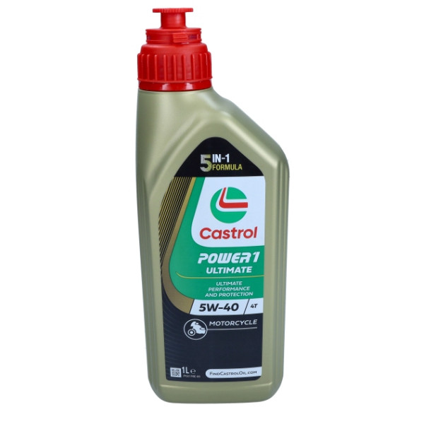 CASTROL OLEJ 5W40 POWER1 ULTIMATE 4T 1L / MOTOCYKLE