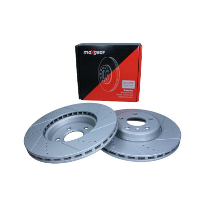 MAXGEAR TARCZA HAM. VW P. A4/A5 07- 314MM NAWIERCANA I NACINANA, Z POWŁOKĄ ANTYKOROZYJNĄ