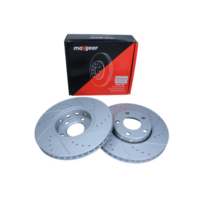 MAXGEAR TARCZA HAM. VW P. A100/A4/A6/ PASSAT 96-/A8 99- 288X25 NAWIERCANA I NACINANA, Z POWŁOKĄ ANTYKOROZYJNĄ