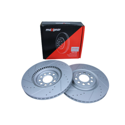 MAXGEAR TARCZA HAM. VW P. GOLF 4/A3 312X25 NAWIERCANA I NACINANA, Z POWŁOKĄ ANTYKOROZYJNĄ