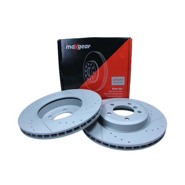 MAXGEAR TARCZA HAM. BMW P. E46 10/99- NAWIERCANA I NACINANA, Z POWŁOKĄ ANTYKOROZYJNĄ