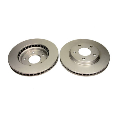 QUARO TARCZA HAMULCOWA MITSUBISHI PRZÓD LANCER 08- Z POWŁOKĄ ANTYKOROZYJNĄ