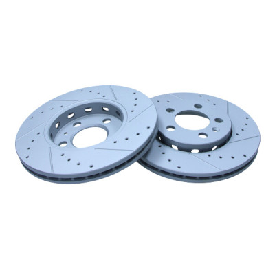 MAXGEAR TARCZA HAM. VW P. GOLF 4/A3 1,4-16V/1,6/1,9SD NAWIERCANA I NACINANA, Z POWŁOKĄ ANTYKOROZYJNĄ