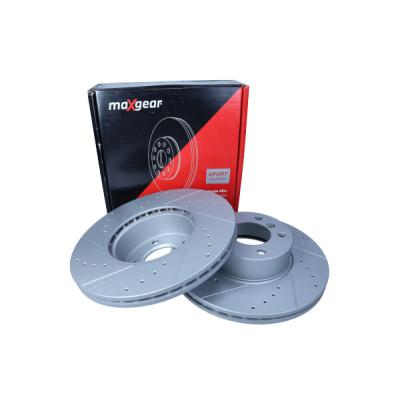 MAXGEAR TARCZA HAMULCOWA BMW PRZÓD E90 312MM NAWIERCANA I NACINANA