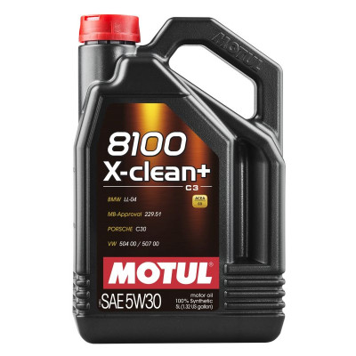 MOTUL OLEJ 5W30 5L 8100 X-CLEAN+ / C3 / 504.00 507.00 / 229.51 / LL04 / C30