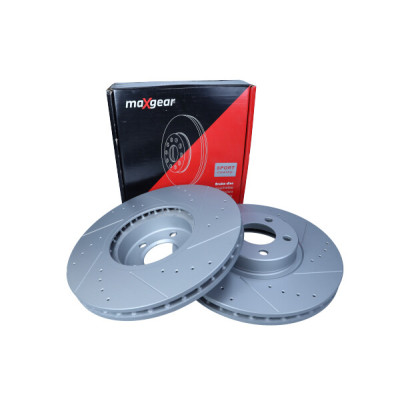 MAXGEAR TARCZA HAMULCOWA BMW PRZÓD X5/X6 07- 348MM NAWIERCANA I NACINANA