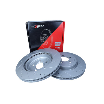 MAXGEAR TARCZA HAMULCOWA CHRYSLER PRZÓD 300C NAWIERCANA I NACINANA