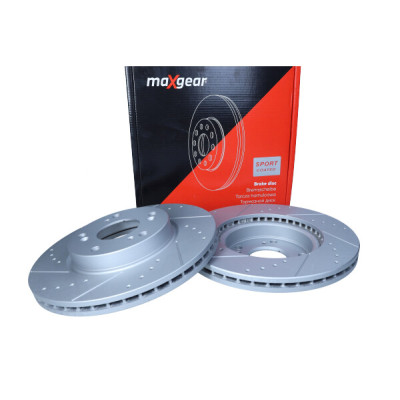 MAXGEAR TARCZA HAMULCOWA HONDA PRZÓD CIVIC 06-/FR-V NAWIERCANA I NACINANA
