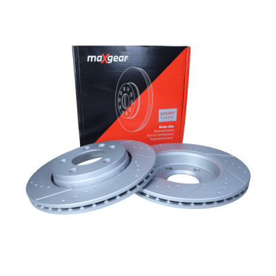 MAXGEAR TARCZA HAMULCOWA VW TYŁ T5 03- 294MM NAWIERCANA I NACINANA