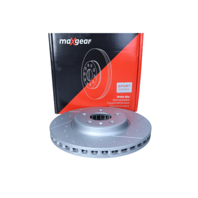 MAXGEAR TARCZA HAMULCOWA VW PRZÓD A4/A5 07-/Q5 NAWIERCANA I NACINANA