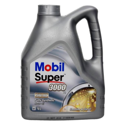 MOBIL OLEJ SUPER 5W40 4L 3000X1 SN / A3/B4 / 502.00 505.00 / 229.3 / A40 / B71 2296 / RN0710