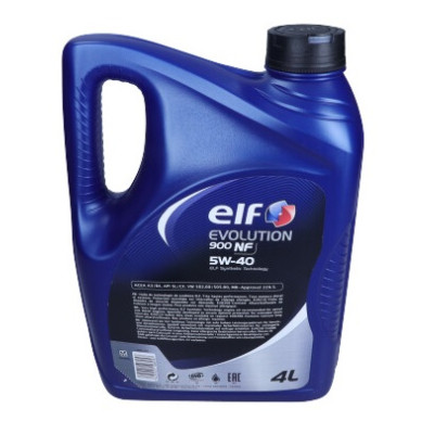 ELF OLEJ 5W40 4L EVOLUTION 900 NF / A3/B4 / SL/CF / 502.00 505.00 / 229.3