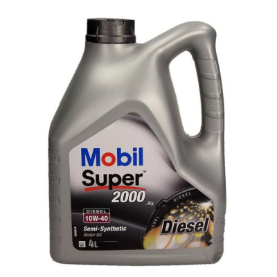 MOBIL OLEJ SUPER 10W40 4L DIESEL 2000X1/ CF/ 501.01 505.00/ 229.1
