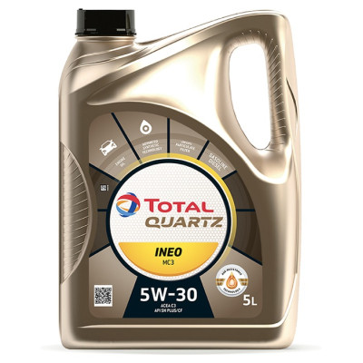 TOTAL OLEJ QUARTZ 5W30 5L INEO MC3 C3 / SN+/CF / 229.52 / 505.01 / DEXOS 2 / BMW LL04 / MS-11106