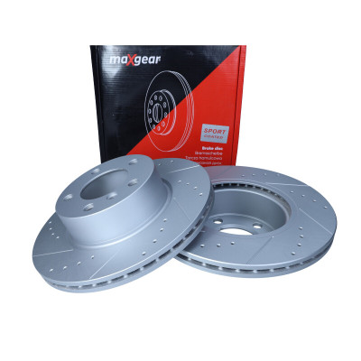 MAXGEAR TARCZA HAMULCOWA BMW PRZÓD 1/3/4 1,6-2,0 10- NAWIERCANA I NACINANA