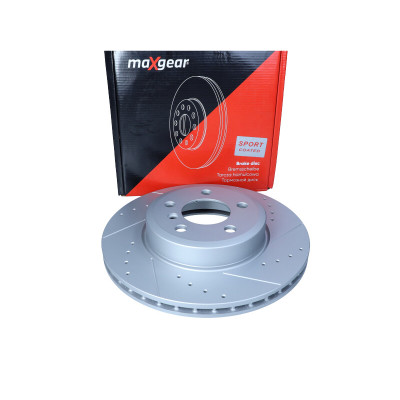 MAXGEAR TARCZA HAMULCOWA BMW PRZÓD X3 NAWIERCANA I NACINANA