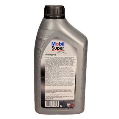 MOBIL OLEJ SUPER 10W40 1L DIESEL 2000X1/ CF/ 501.01 505.00/ 229.1