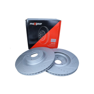 MAXGEAR TARCZA HAMULCOWA FORD PRZÓD FOCUS 2,3 RS AWD 15- NAWIERCANA I NACINANA